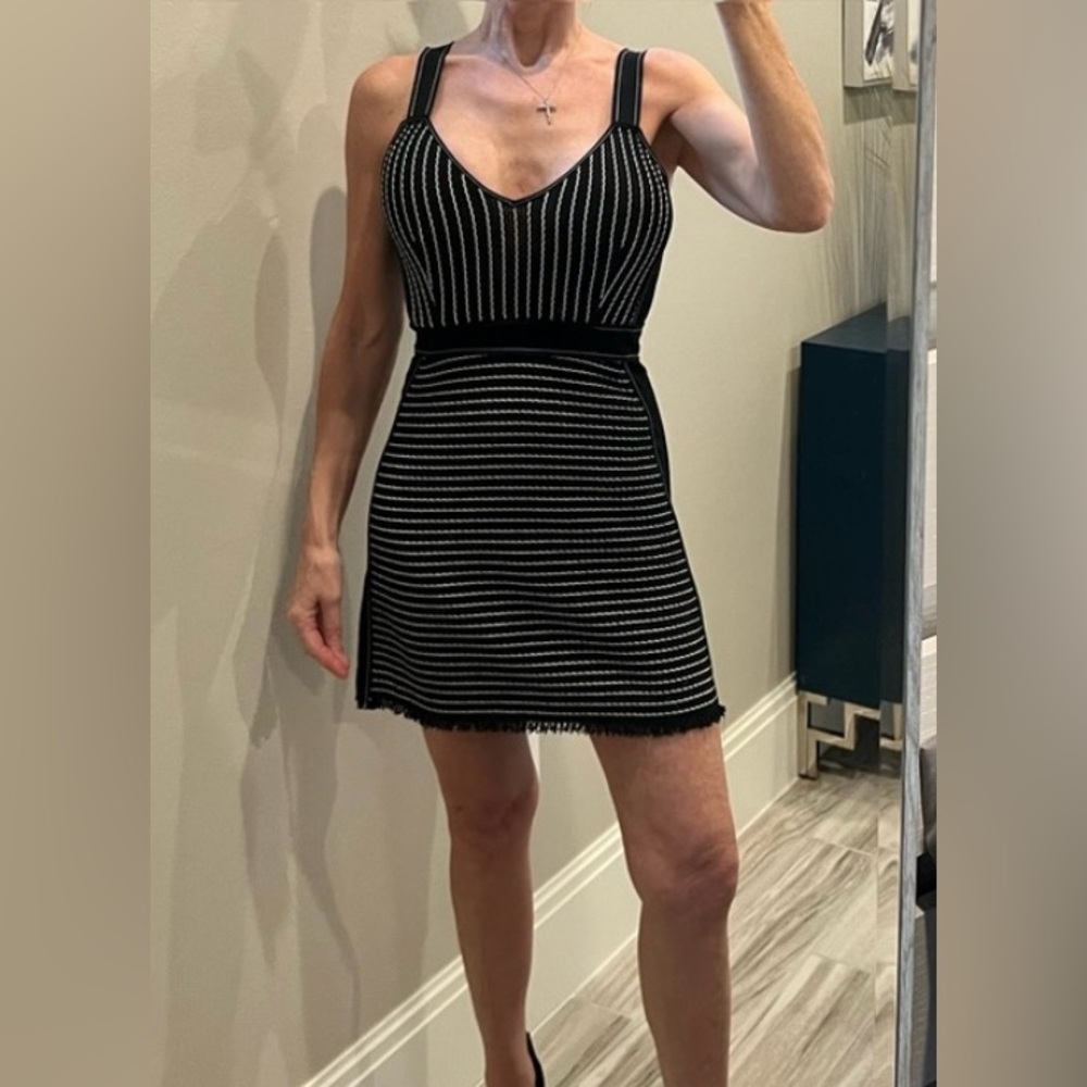 NWT TWEED MINI DRESS SZ 2 DEREK LAM